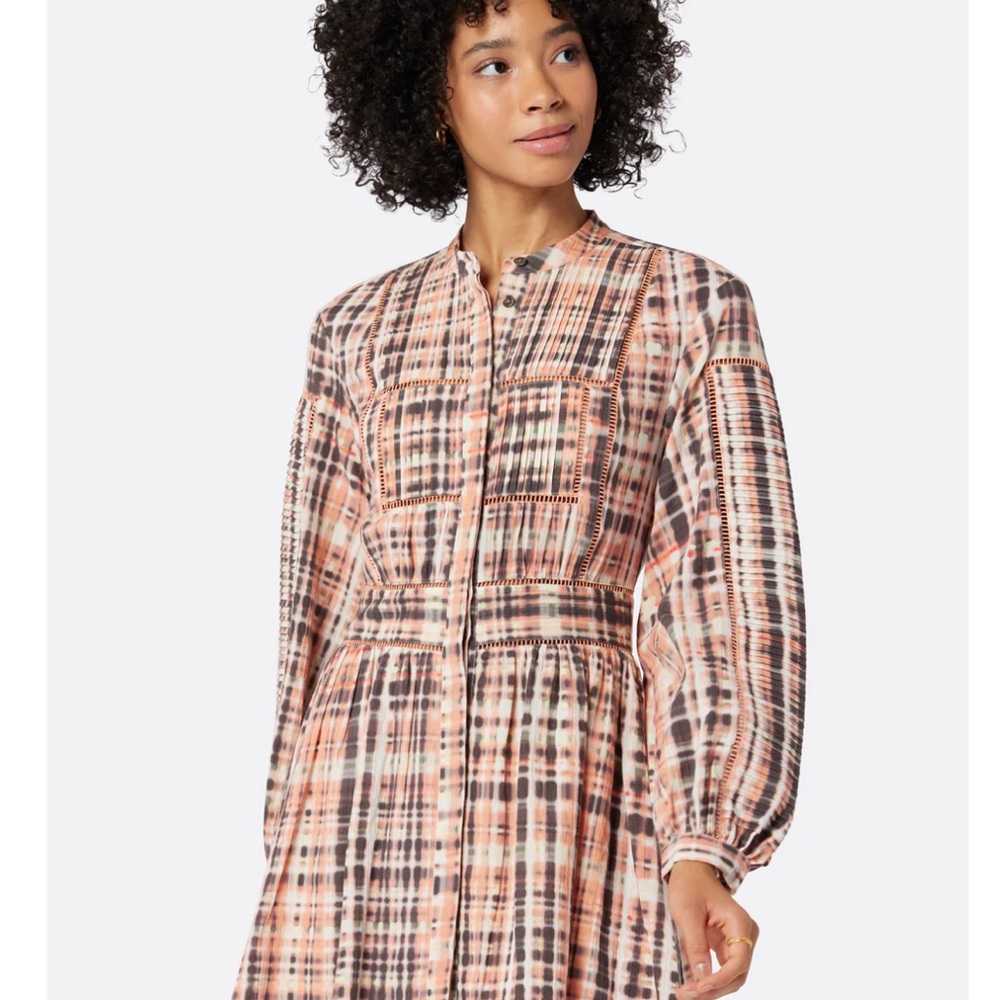 JOIE mini cotton dress long sleeve